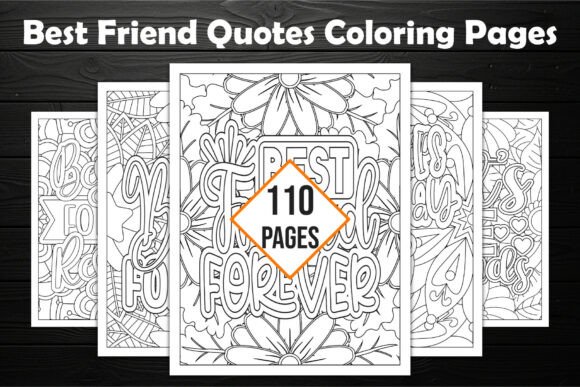 Best Friend Quotes Coloring Pages 110