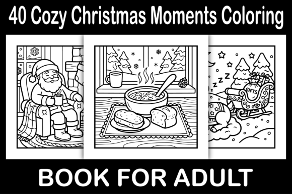 Cozy Christmas Moments Coloring Pages: A Creative and Profitable Resource for Your Kindle Book Business