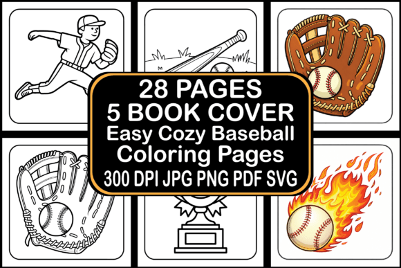 Easy Cozy Baseball Coloring Pages: A Creative and Practical Resource
