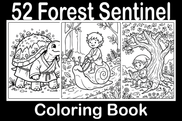 Forest Sentinel Coloring Book