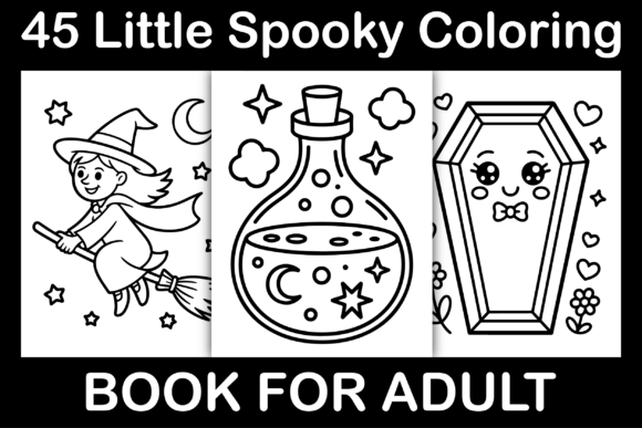 Little Spooky Coloring Book: A Creative Escape for All Ages