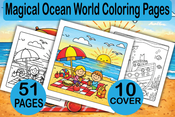 Magical Ocean World Coloring Pages: A Creative and Business Opportunity
