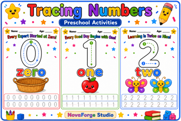 Preschool Numbers 0-1-2 Worksheets: A Foundation for Early Math Learning