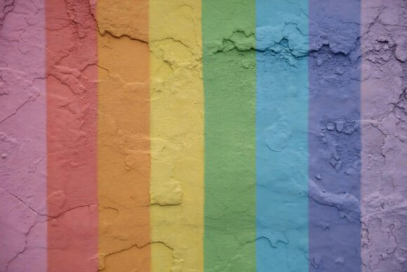 Rainbow Paint Background
