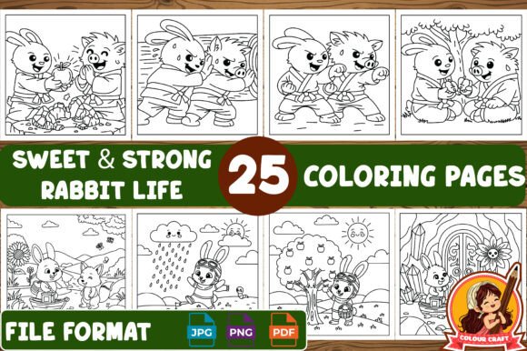 Sweet Strong Rabbit Life