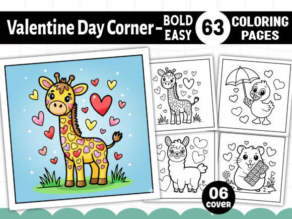 Valentine Day Corner Cute Coloring Pages: A Creative and Fun Way to Celebrate Love